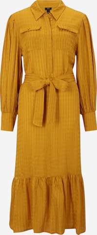 Robe-chemise 'EMERSON' River Island Petite en jaune : devant