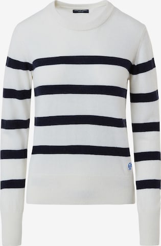 North Sails Sweater in White: front