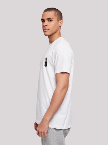 T-Shirt 'Wizard Cat' F4NT4STIC en blanc