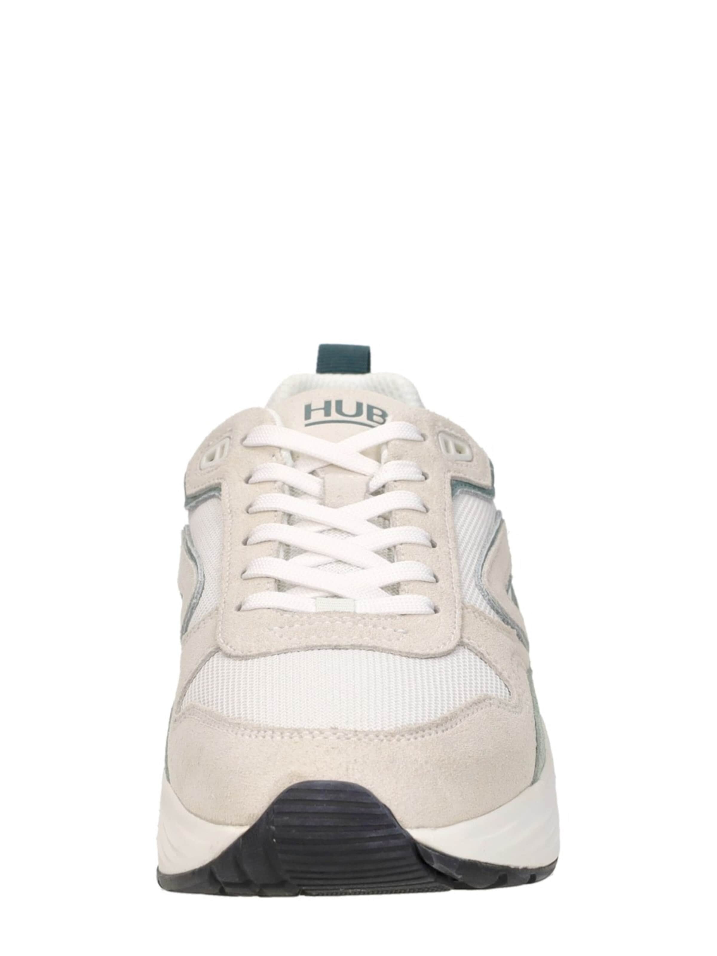 Baskets basses 'Glide S43' HUB en blanc