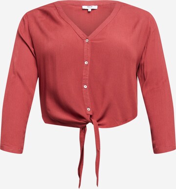 ABOUT YOU Curvy Blouse 'Dylane' in Rood: voorkant