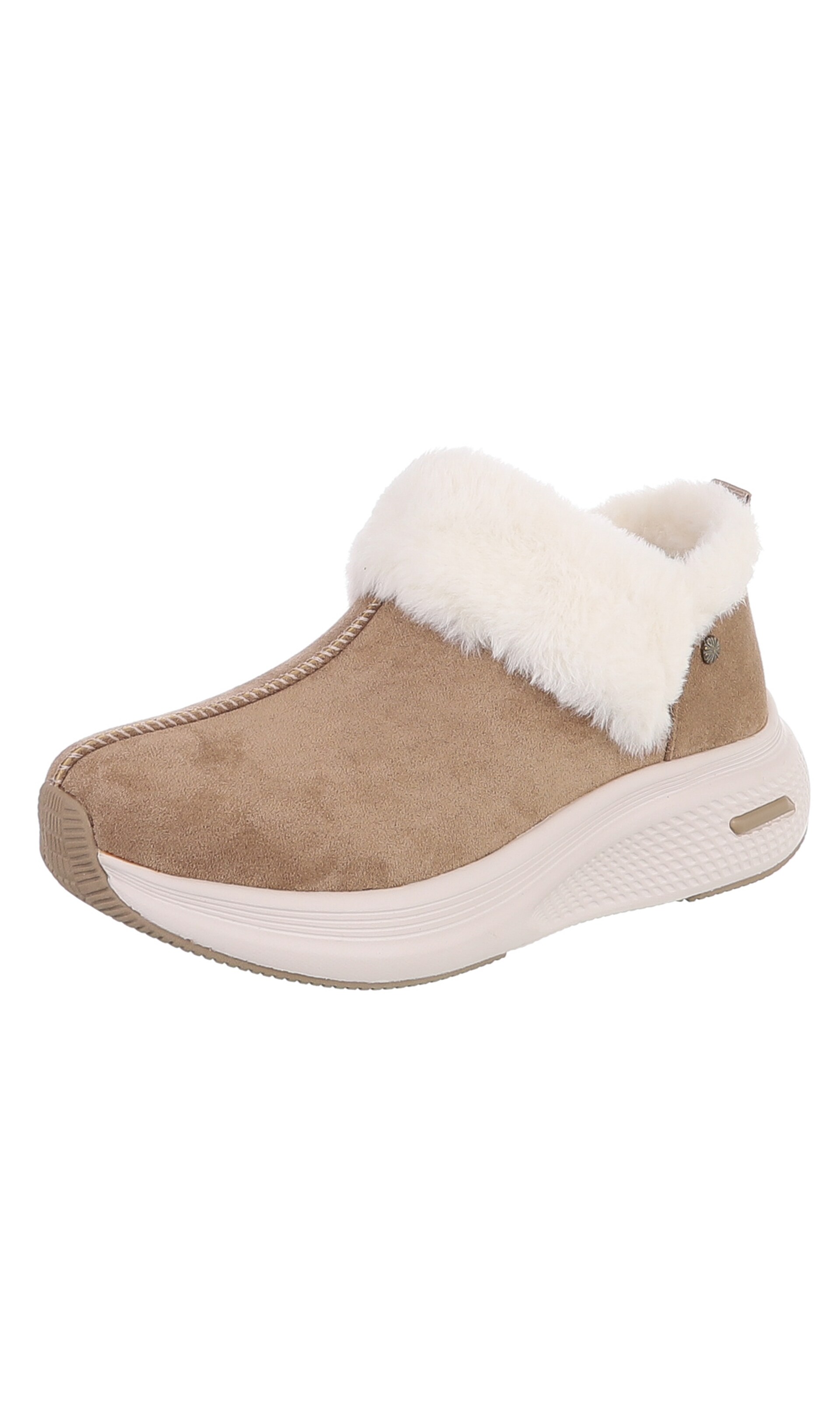 Ital-Design Stiefelette in Braun: Vorderseite