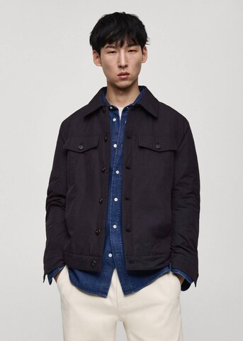 MANGO MAN Jacke 'George' in Blau: Vorderseite