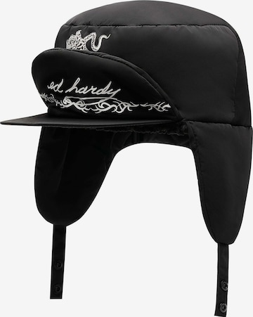 juoda Ed Hardy Megzta kepurė 'Tiger': priekis
