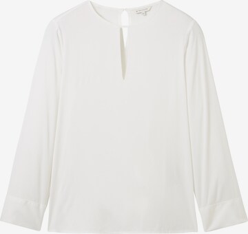 TOM TAILOR Blouse in Wit: voorkant