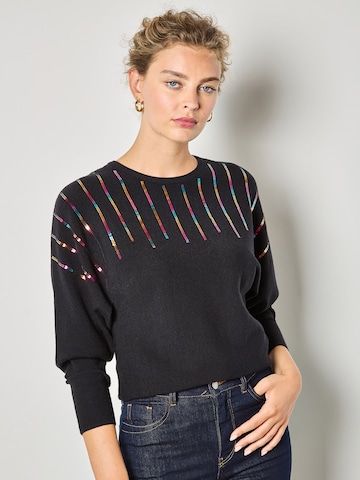 Pull-over ' ' Apricot en mélange de couleurs : devant