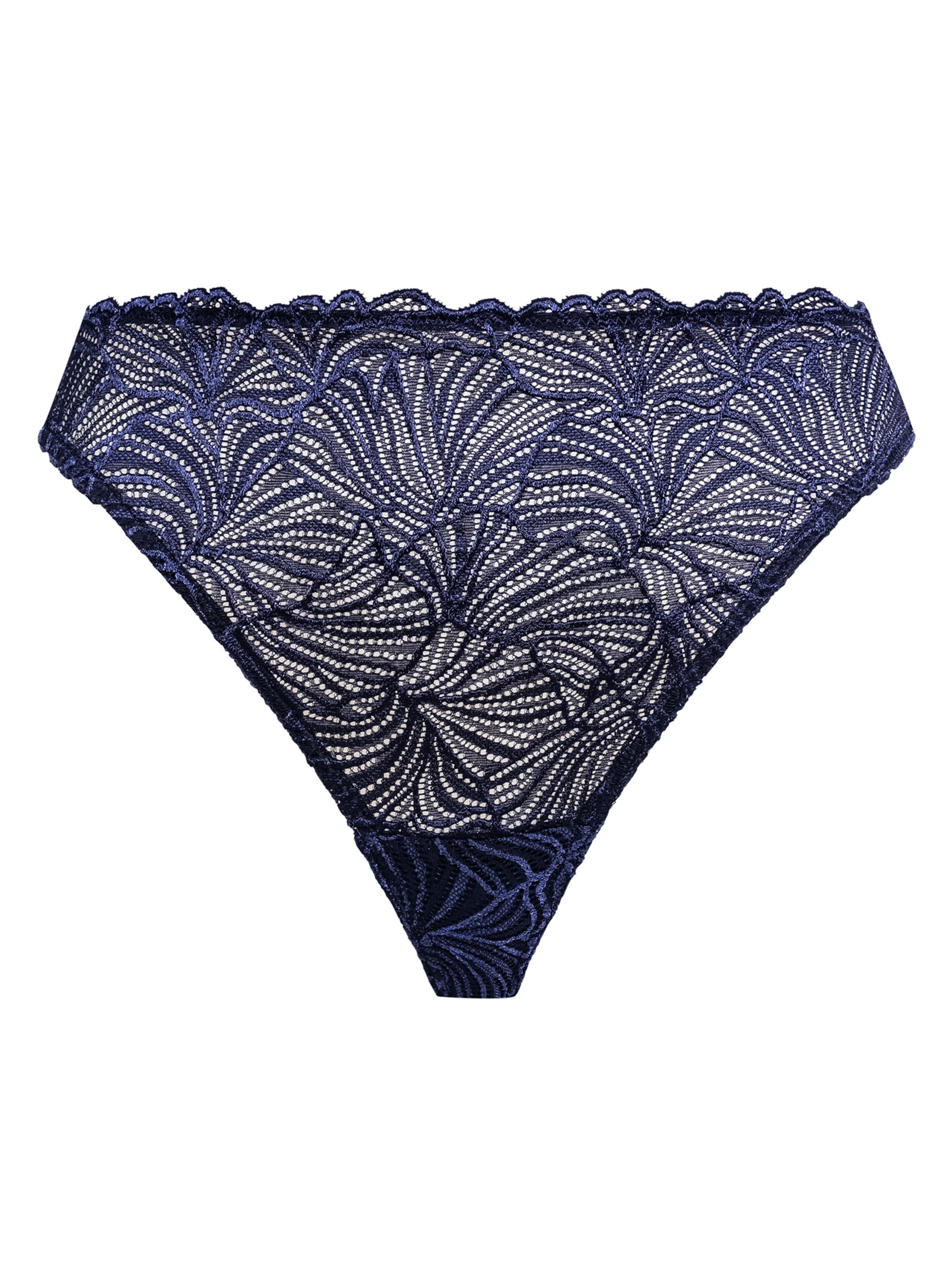 Erlich Textil - Tanga em azul: frente