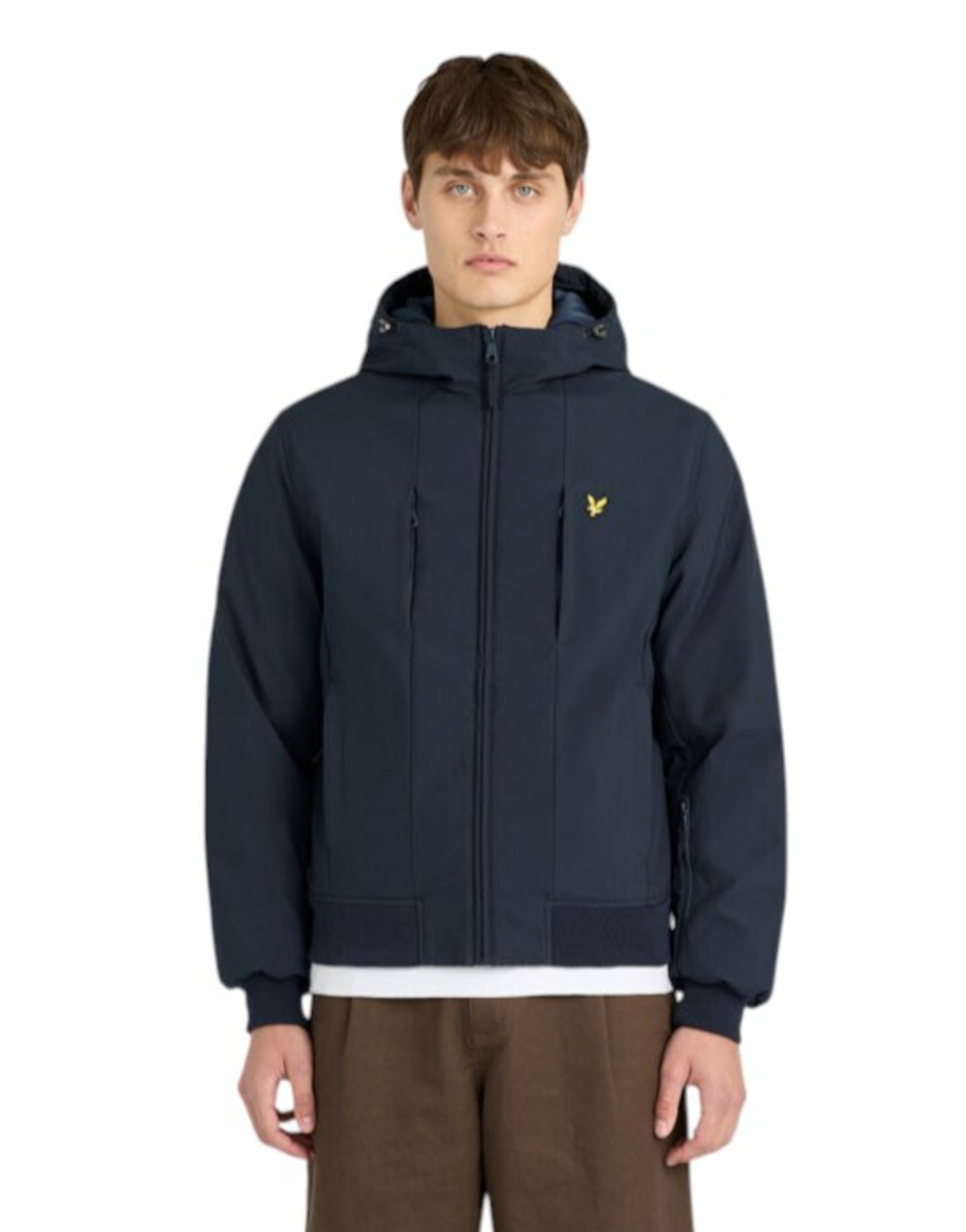 Lyle & Scott Winterjas in Blauw: voorkant