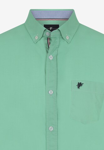 DENIM CULTURE Regular fit Button Up Shirt 'Arlen' in Green