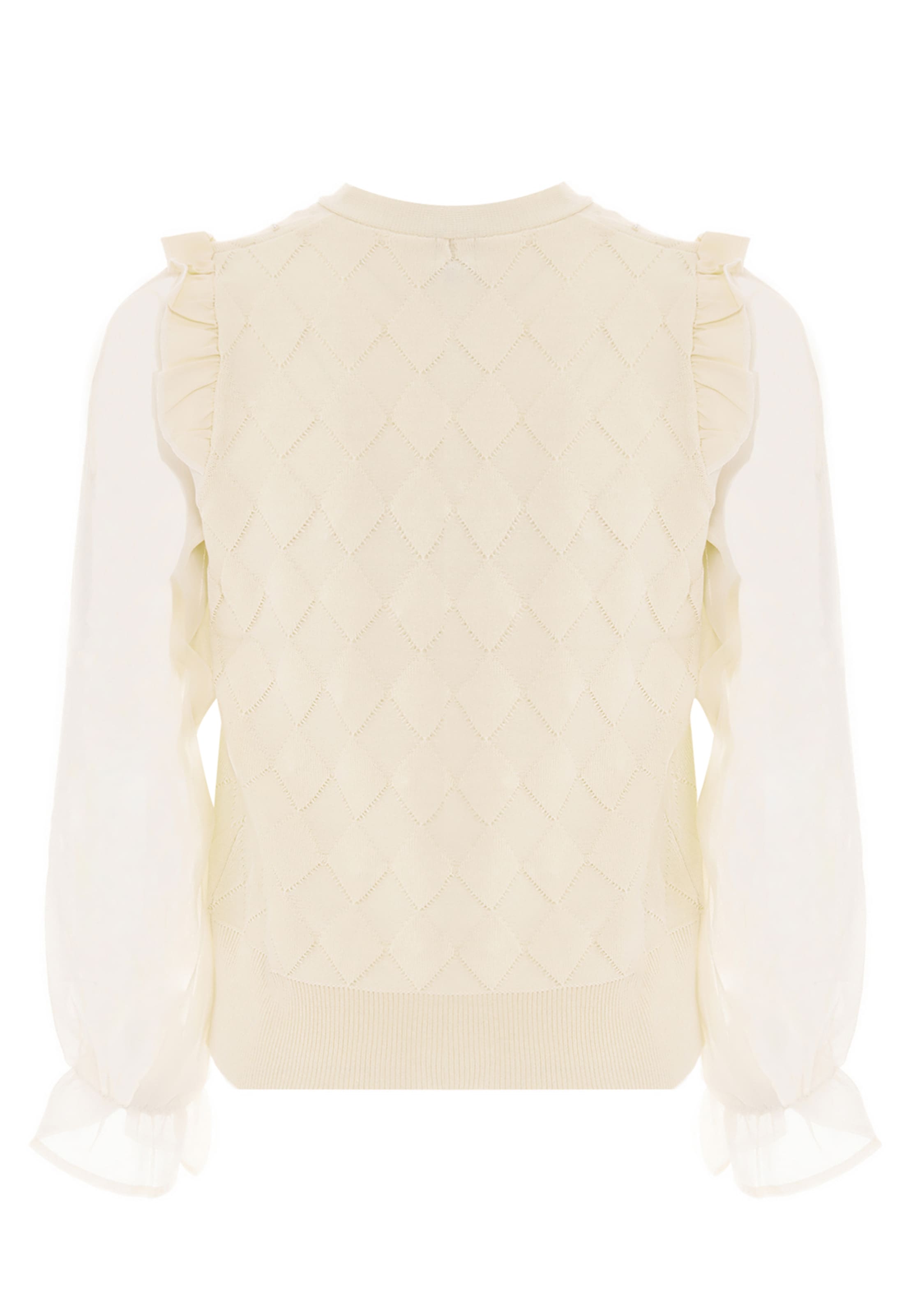 CARNEA - Casaco de malha em bege