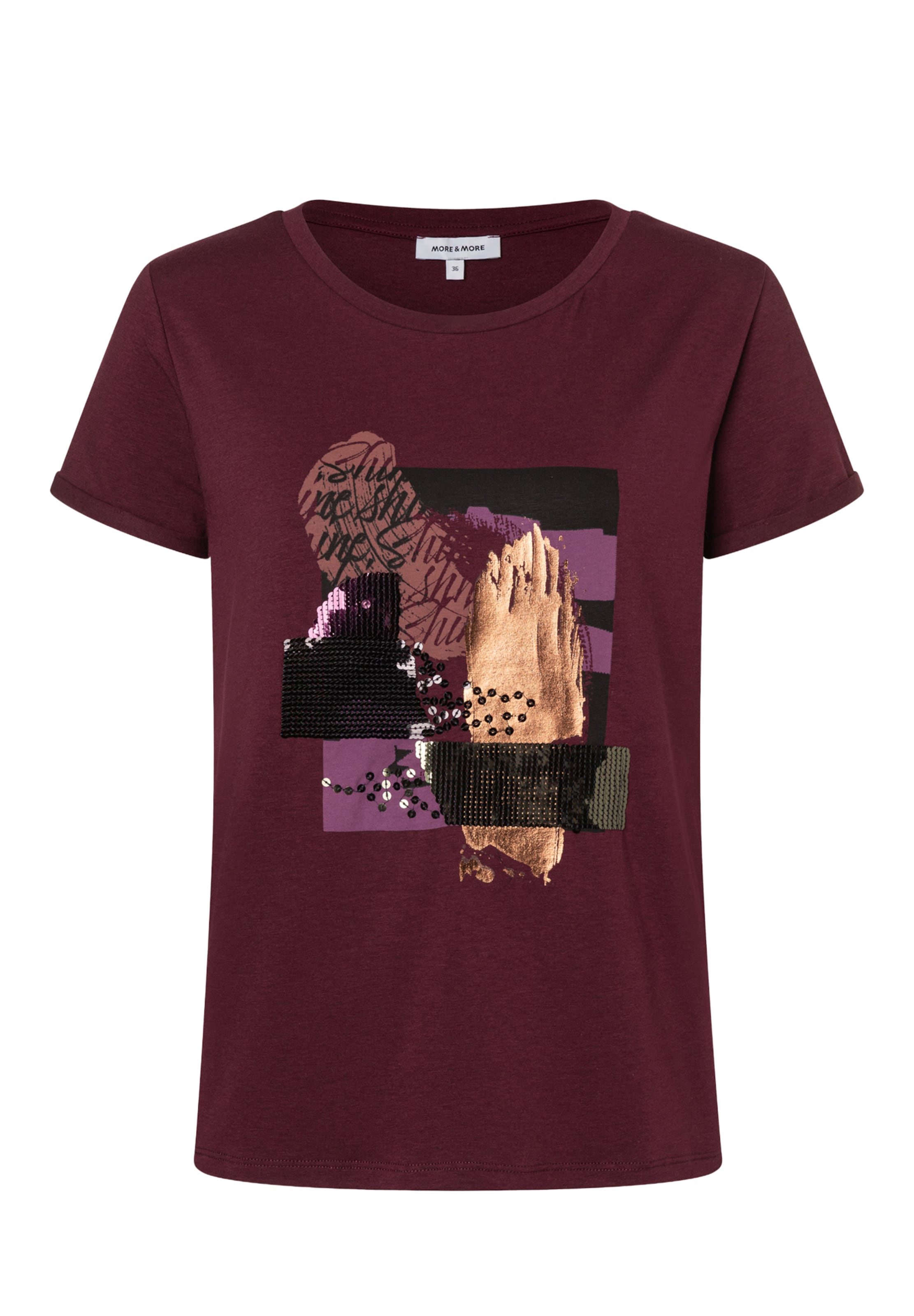 MORE & MORE Shirt in Red: front