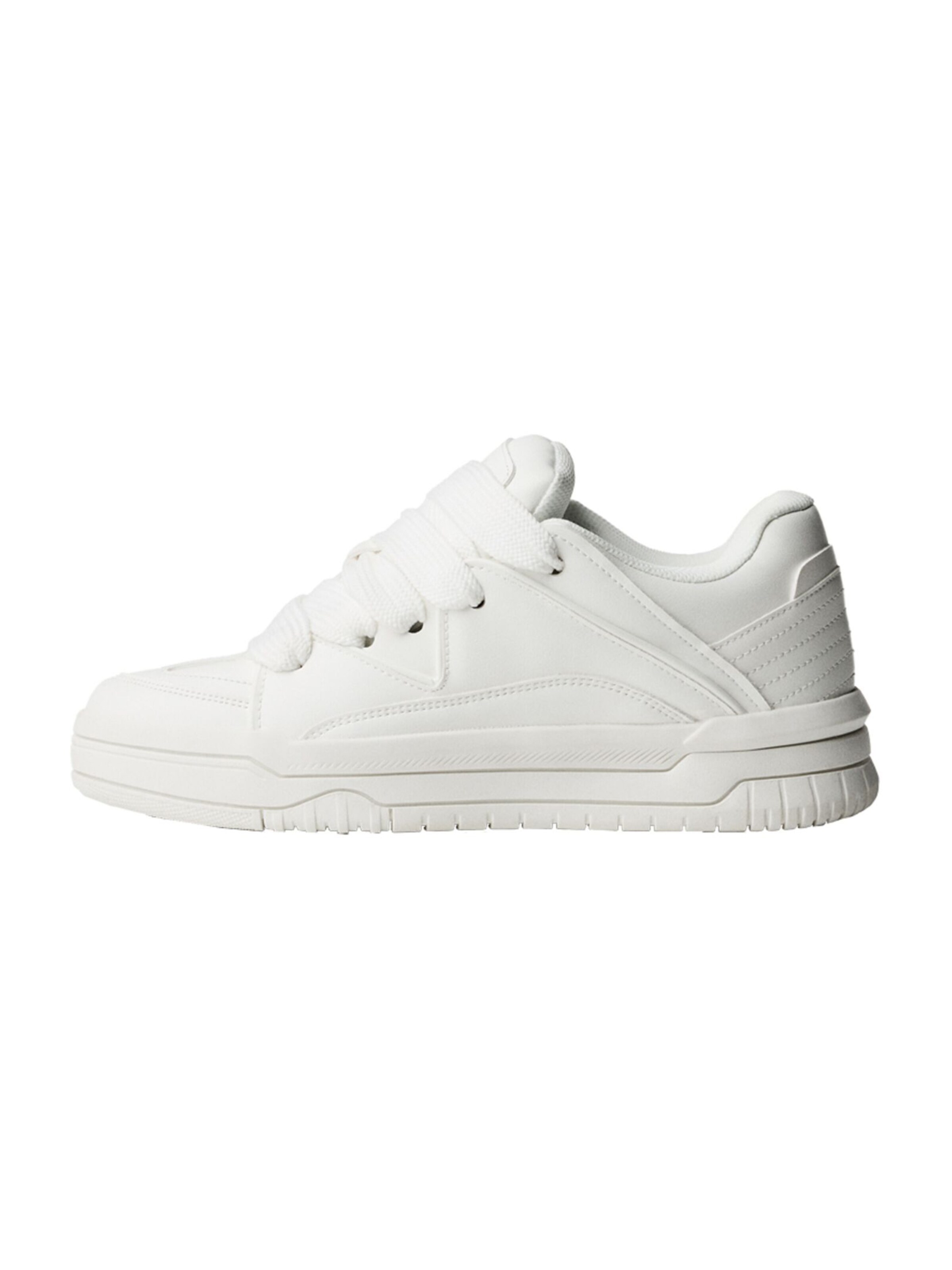 Bershka Sneaker low 'CLASSIC' i hvid
