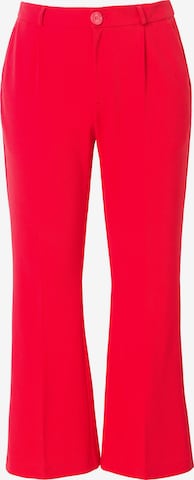 Angel of Style Bootcut Bandplooibroek in Rood: voorkant