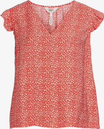 OBJECT Bluse 'LEONORA' i orange: forside