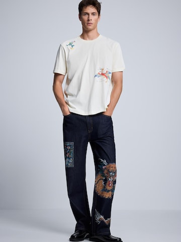 bēšs Desigual T-Krekls
