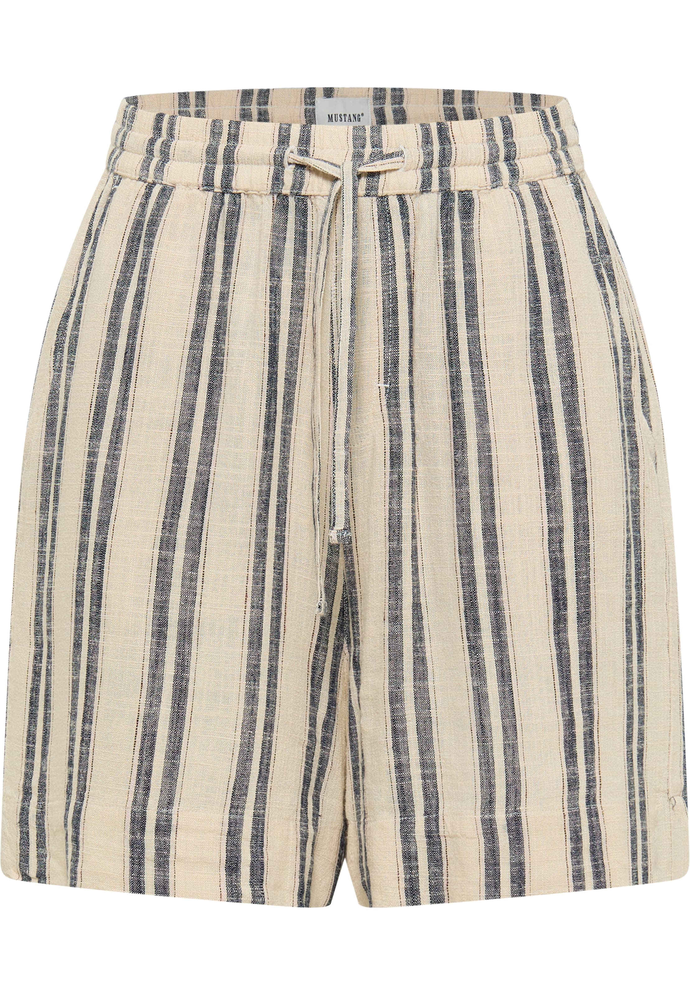 MUSTANG Trousers in 34 in Beige / Dark blue, Item view