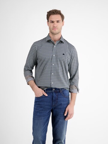 LERROS Regular fit Button Up Shirt in Blue