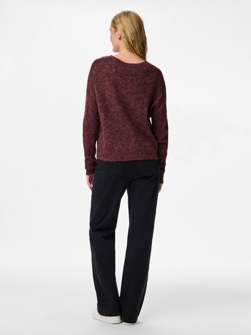 PIECES Sweater in Red