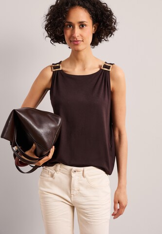 STREET ONE Top in Brown: front