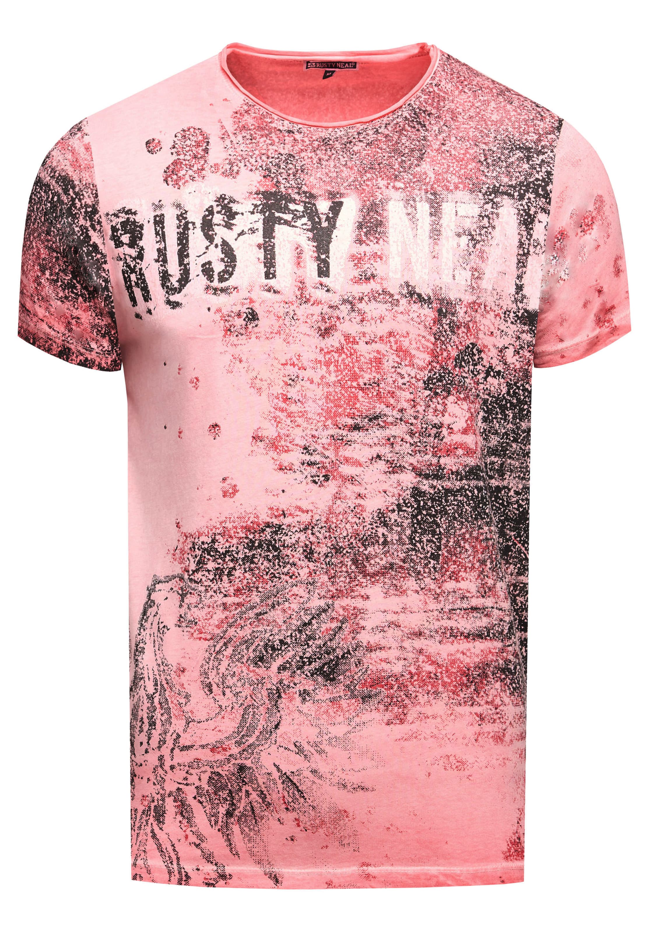 Rusty Neal T-Shirt in Pink: Vorderseite