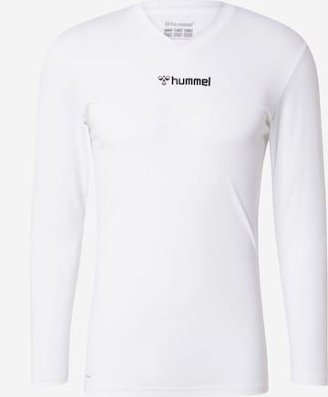 Hummel Функциональная футболка 'Essential' в Белый: спереди