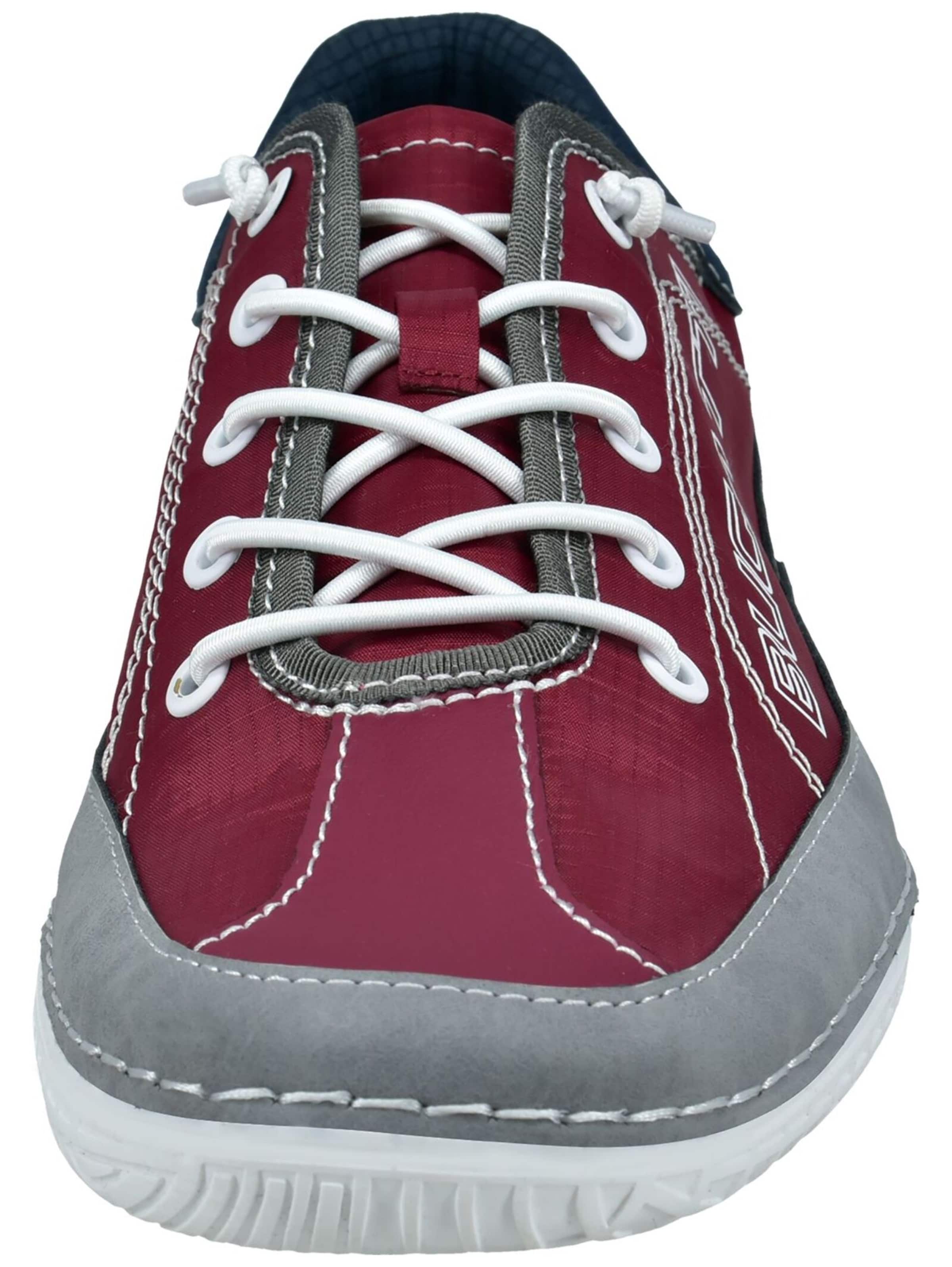 Baskets basses bugatti en rouge