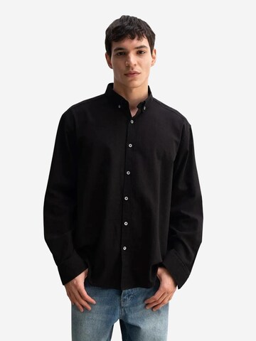 Fit confort T-Shirt 'Hemden' Giesto en noir : devant