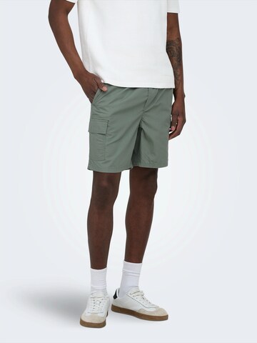 Only & Sons Normalny krój Bojówki 'ONSKAL' w kolorze szary: przód