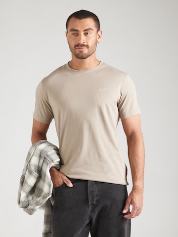 JOOP! Jeans Футболка 'Alphis' в Бежевый: спереди