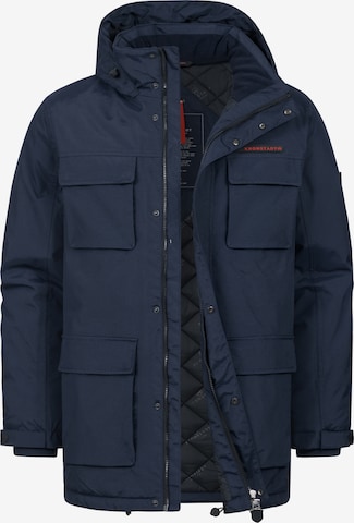 Kronstadt Winter Jacket ' Harrington' in Blue: front