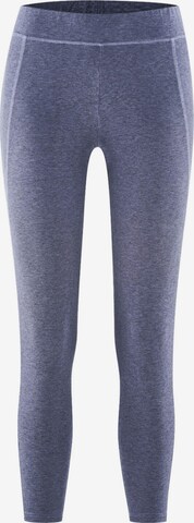 HempAge Skinny Leggings ' Yoga Leggins ' in Purple: front