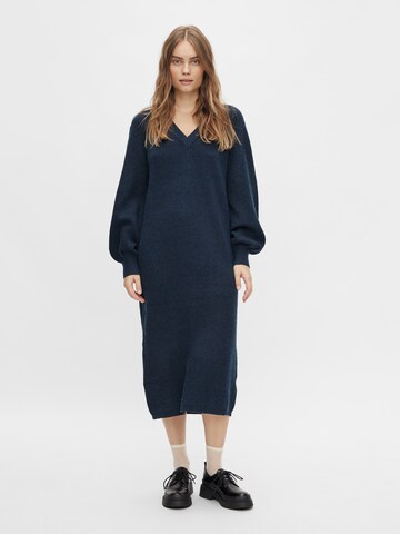 Robes en maille 'Malena' OBJECT en bleu : devant