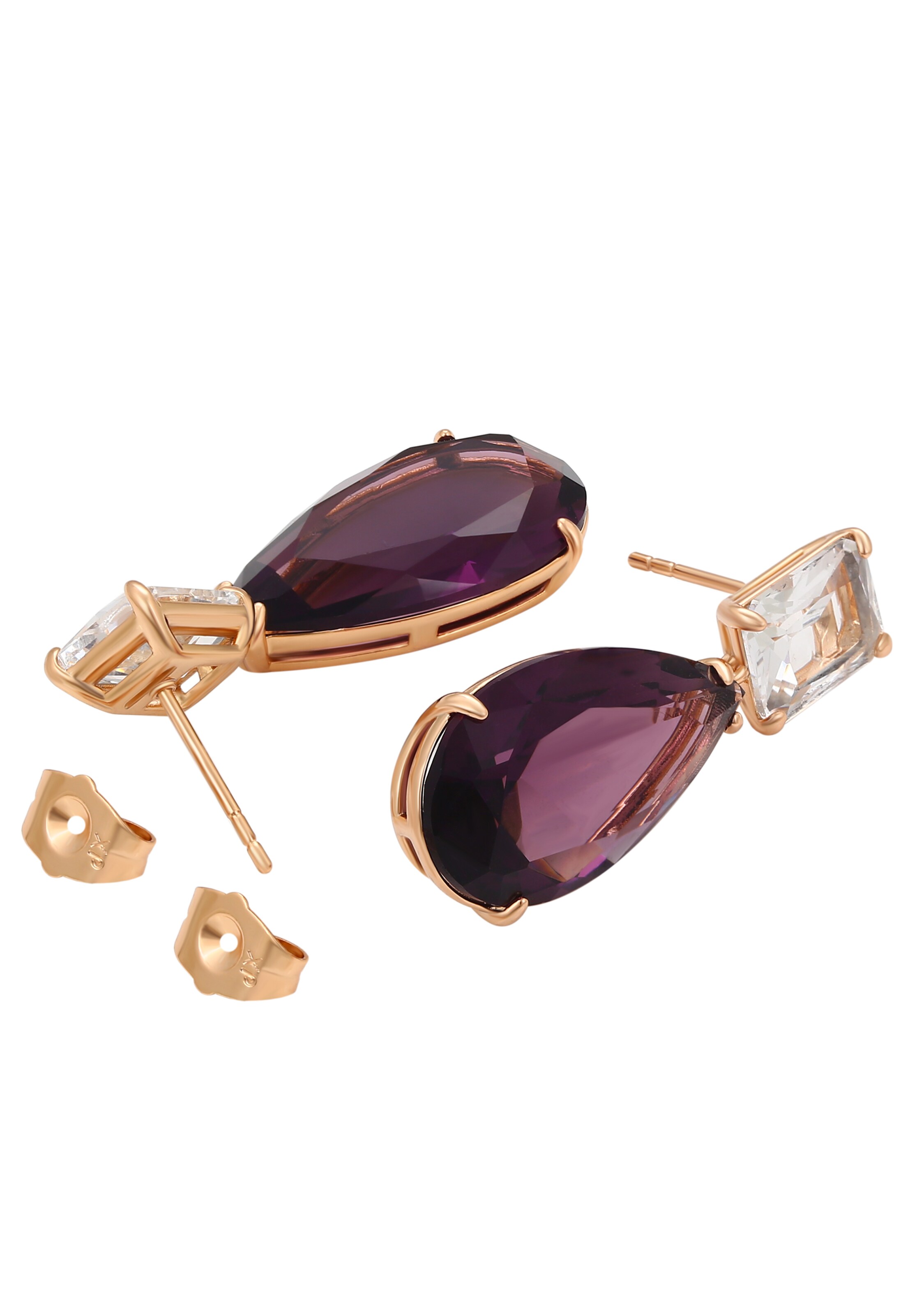 faina - Brincos em roxo