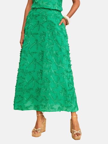 love & roses Skirt in Green: front