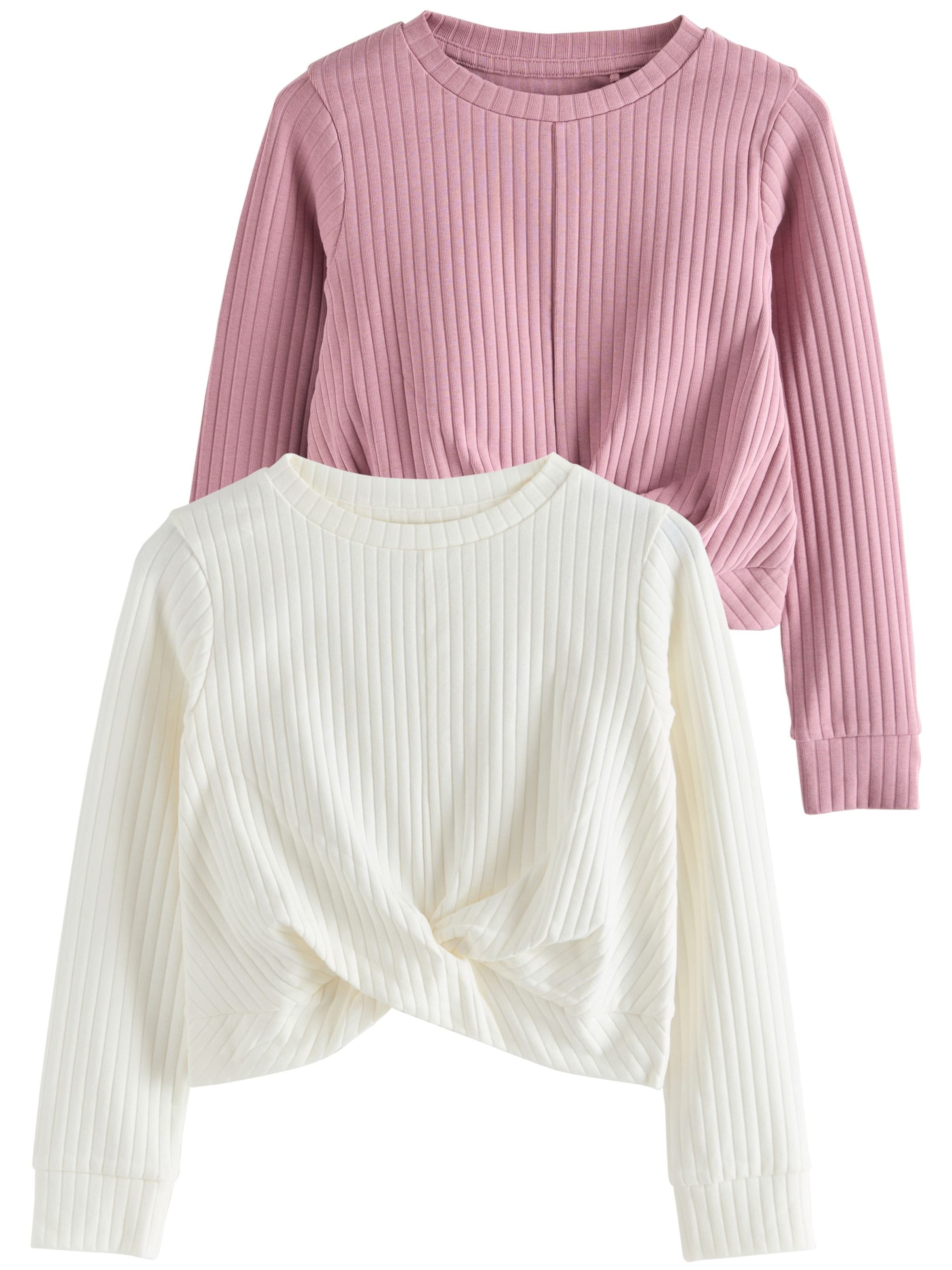 Next Shirt in Dusky pink / White, Item view