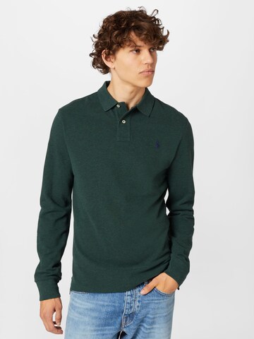 Tricou de la Polo Ralph Lauren pe verde: față