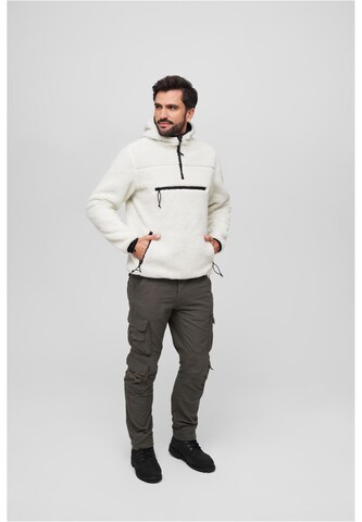 Brandit Fleece jacket in White