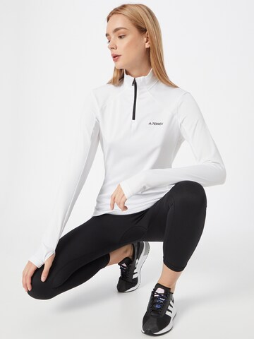 adidas Terrex Athletic Sweatshirt in White