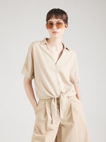 ONLY Blouse 'ONLCARO' in Beige: front