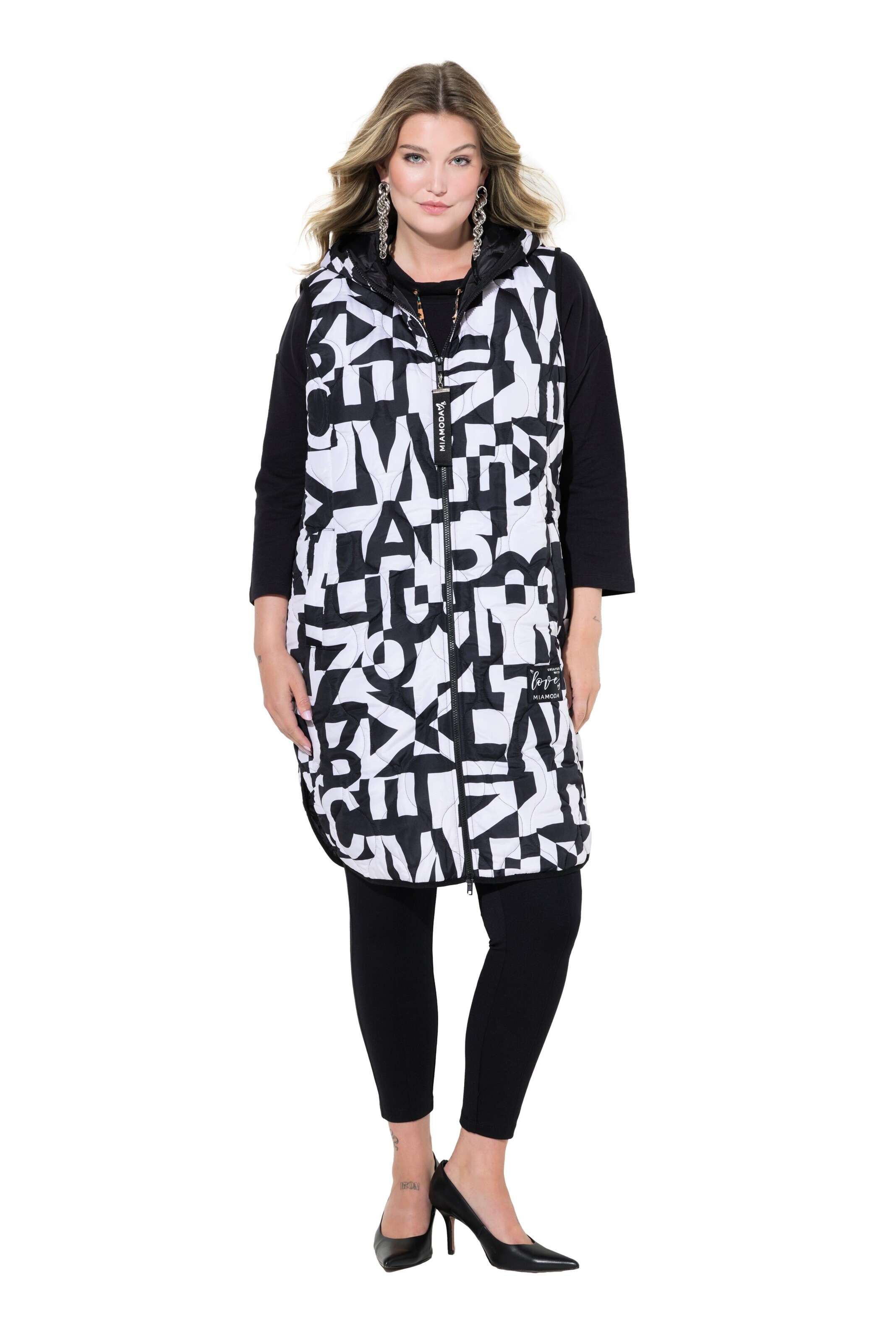 MIAMODA Weste in Schwarz