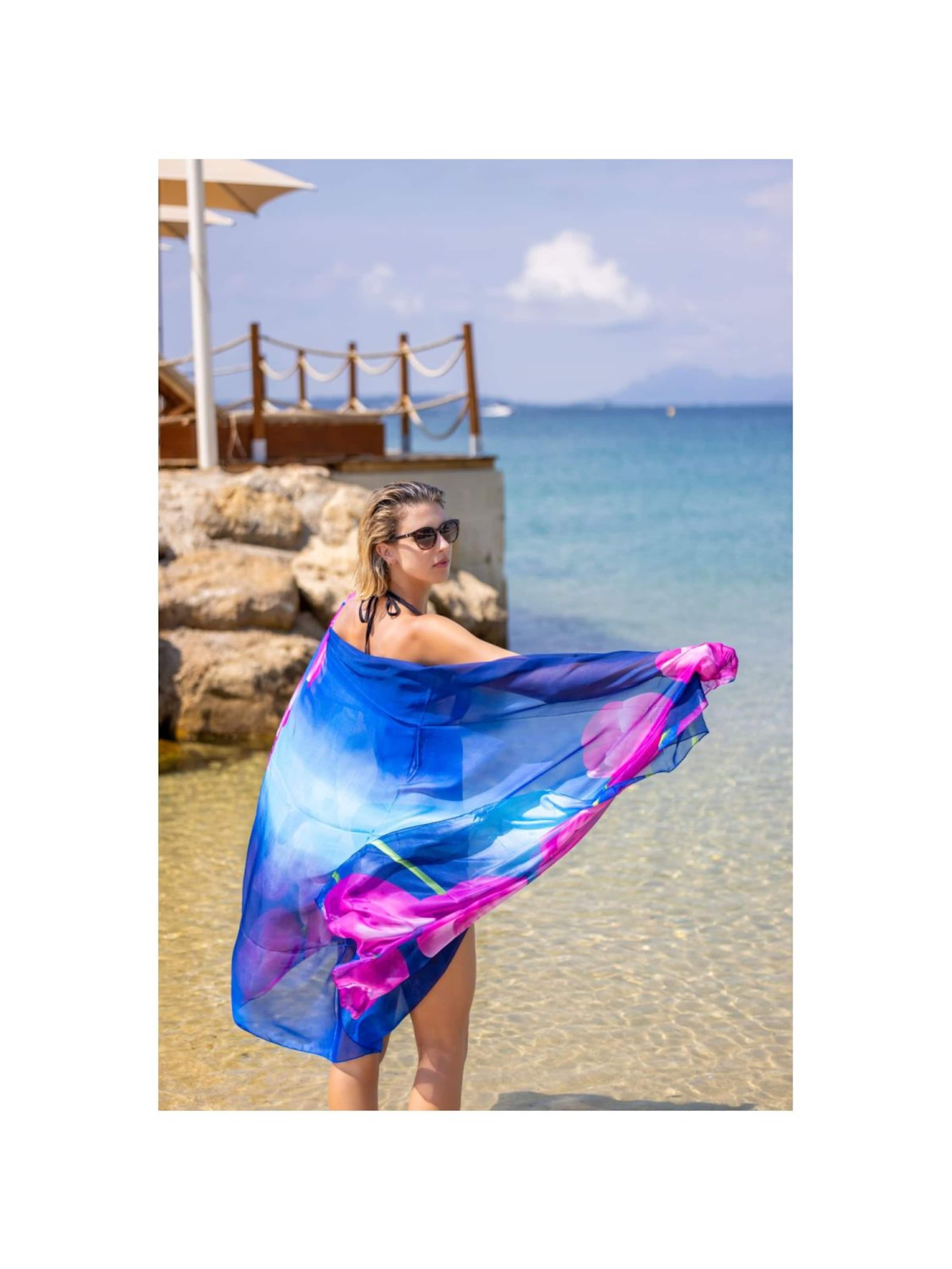 alberto cabale - Vestido de playa 'FABIOLA' en azul