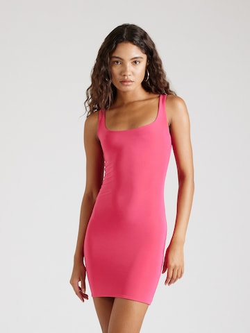 Misspap Dress in Pink: front