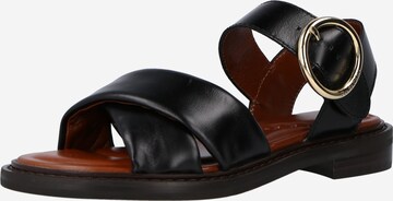 See by Chloé Sandal 'Lyna' in Black: front