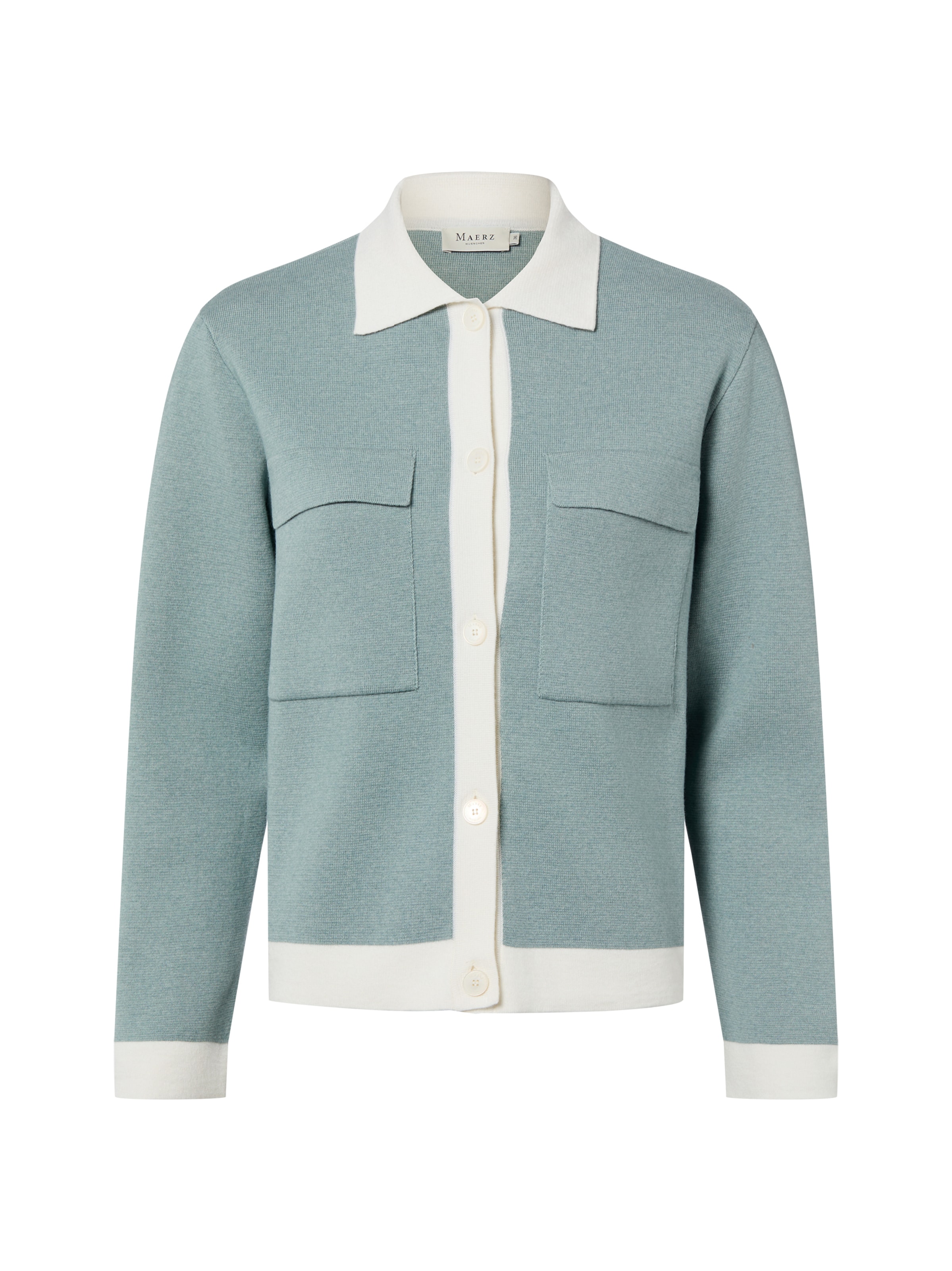 MAERZ Muenchen - Cárdigan en verde: frente