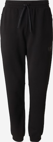 EA7 Emporio Armani Tapered Urheiluhousut värissä musta: etupuoli