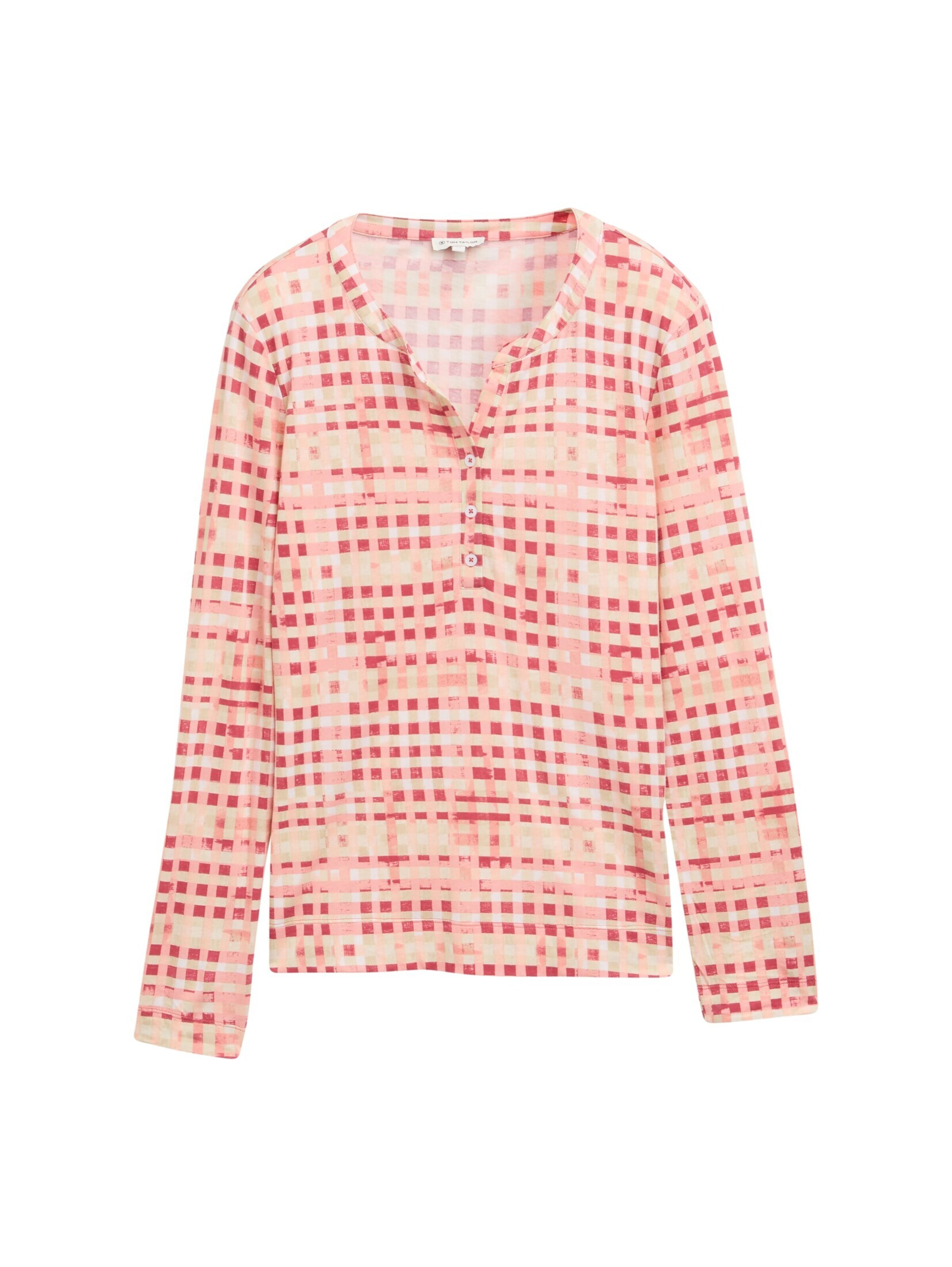 TOM TAILOR Shirt in Rood: voorkant