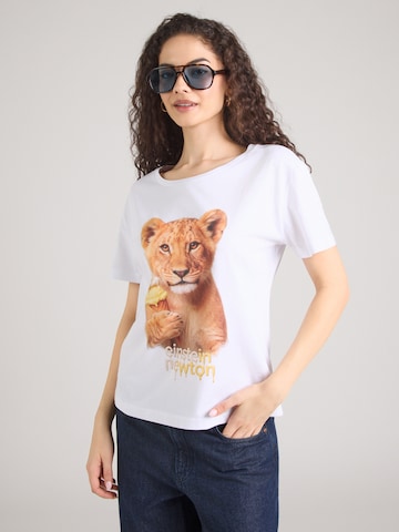 T-shirt EINSTEIN & NEWTON en blanc : devant