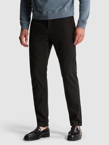 CAST IRON Tapered Chinobyxa 'Shiftback tapered fit chino' i svart
