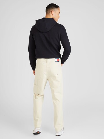 smėlio Tommy Jeans Laisvas Kelnės