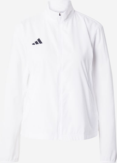 ADIDAS PERFORMANCE Veste de sport 'ADIZERO' en noir / blanc, Vue avec produit